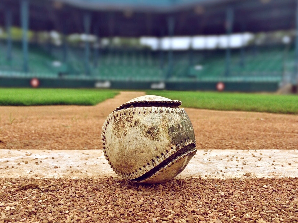 Sport baseball field baseball background