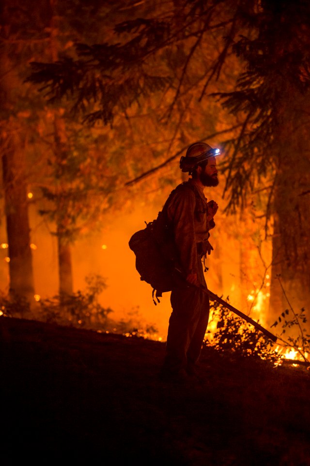 Firefighter, Umpqua National Forest Fires, 2017