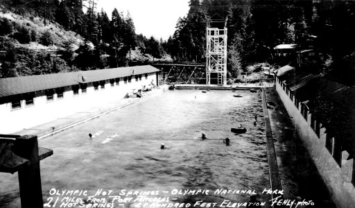 Olympic Hot Springs, Olympic NP, Wash. photo