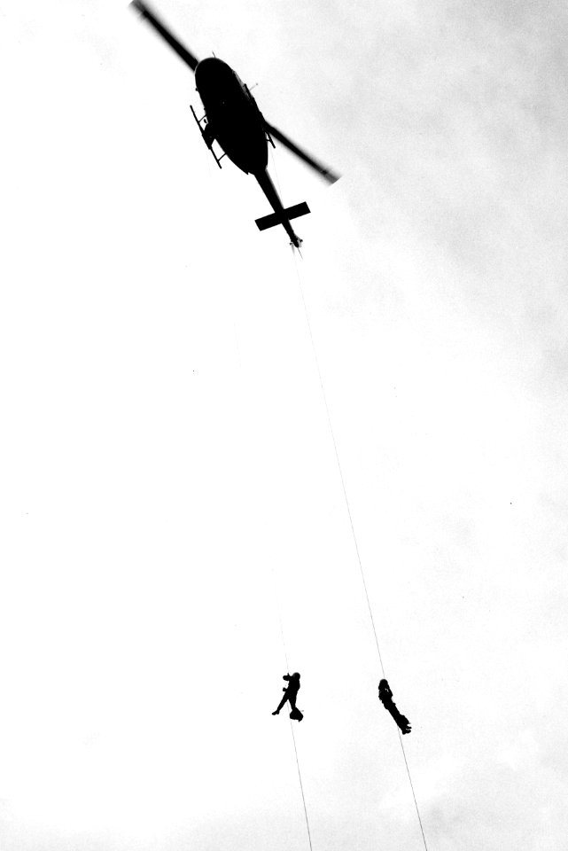 R-6 72-09-08-1 First Rapelling into Timber, Deschutes NF, OR