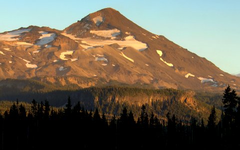 View of Middle Sister, Willamette National Forest photo