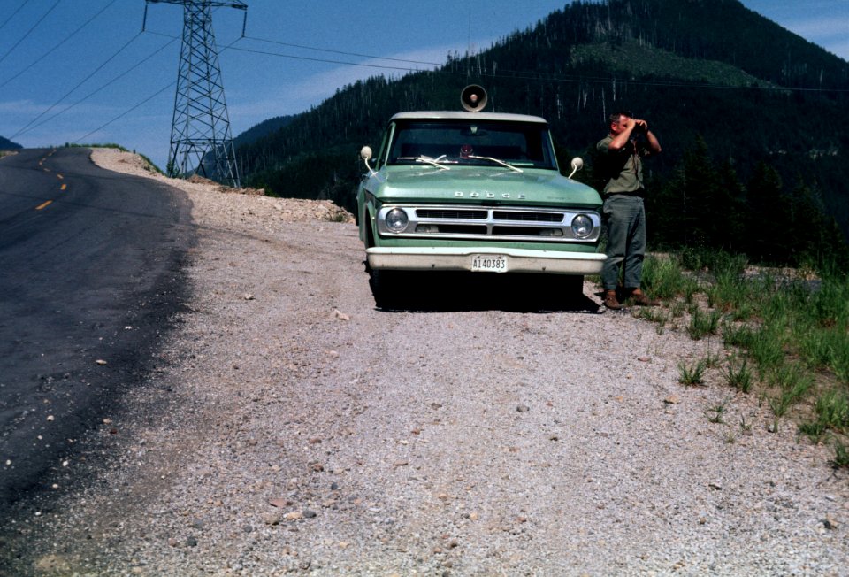 218 fire patrol Zigzag RD Mt Hood Nat'l Forest  1970's