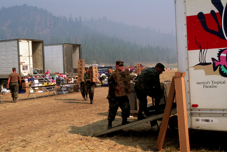 418 Ochoco National Forest Hash Rock Fire camp