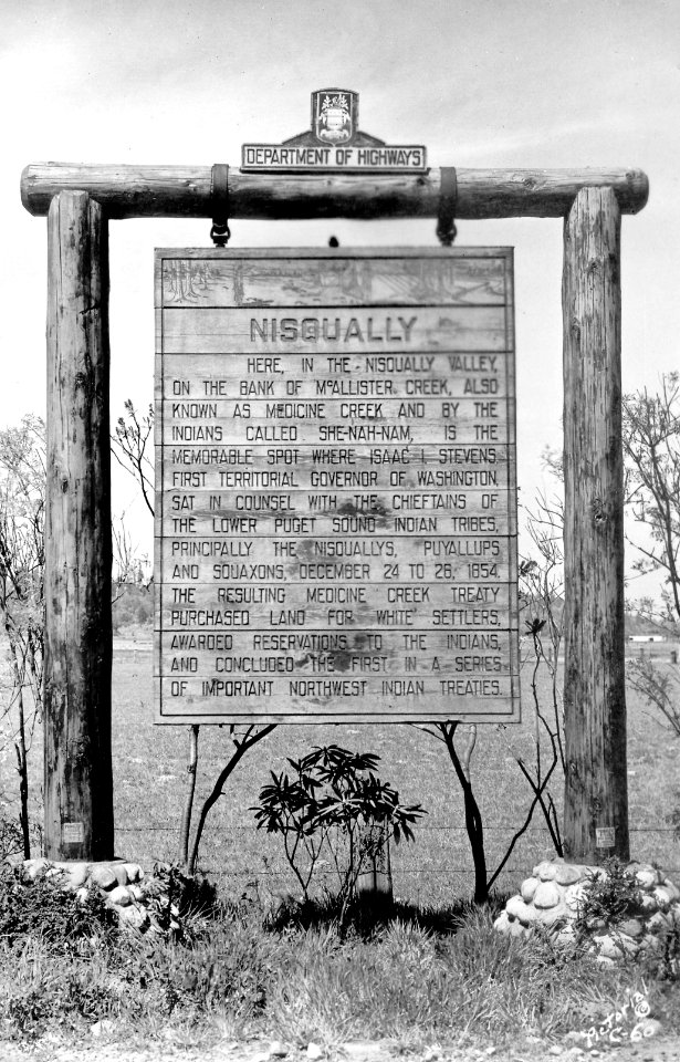 Nisqually Highway Sign 2