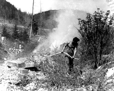 340165 CCC Camp Mason Clearing ROW, Snoqualmie NF, WA 1936