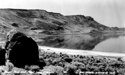 B-4612 Abert Rim and Abert Lake, Oregon photo