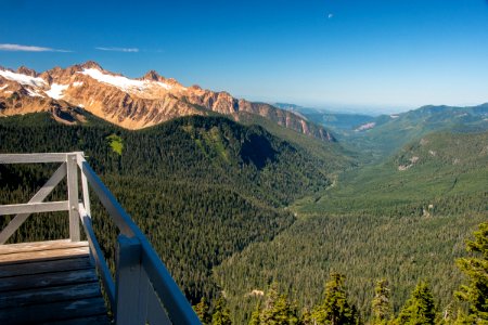 The Middle Fork of the Nooksack River from Park Butte Lookout photo