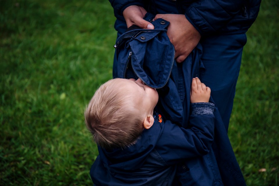 Dad and son photo