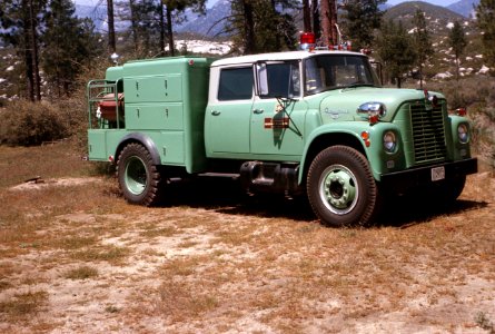 433 Newly designed fire engine San Dimas, CA 1969