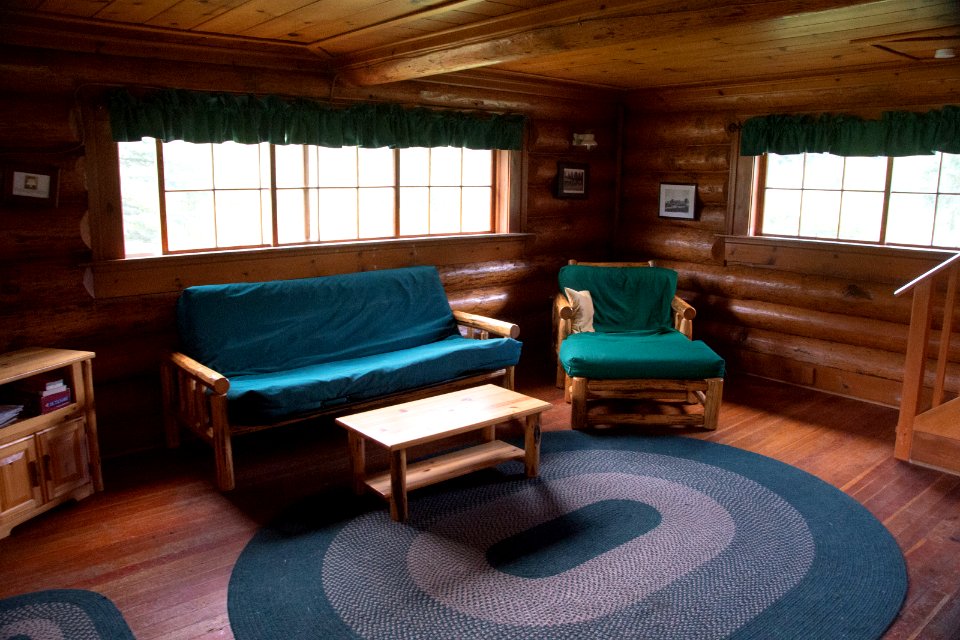 Inside the Upper Ford Guard Station, along the Pacific Northwest Trail on the Kootenai National Forest