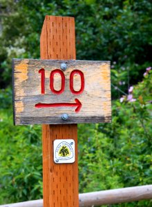 PNT service mark on the Whistler Canyon Trail