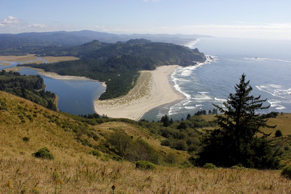 Looking south from Cascade Head on the Siuslaw National Forest