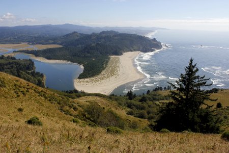 Looking south from Cascade Head on the Siuslaw National Forest photo