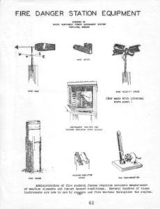 Fire Control  Equipment at Ranger Stations