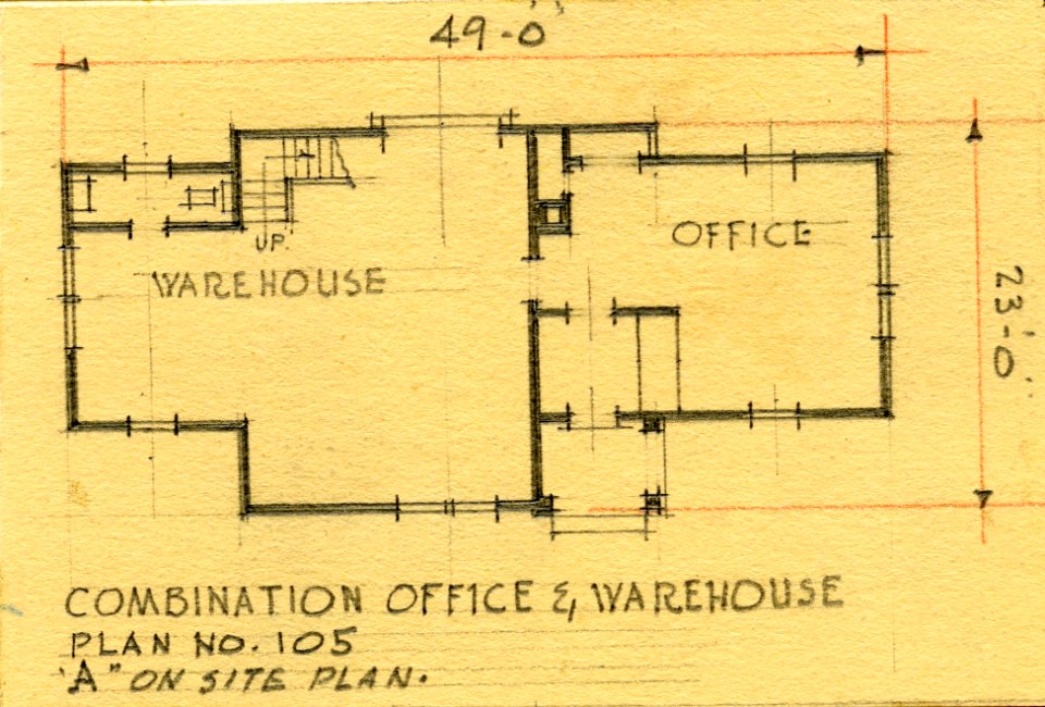 1939 Ochoco RagerRS Office Warehouse Plan