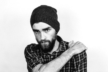 Bearded man portrait photo