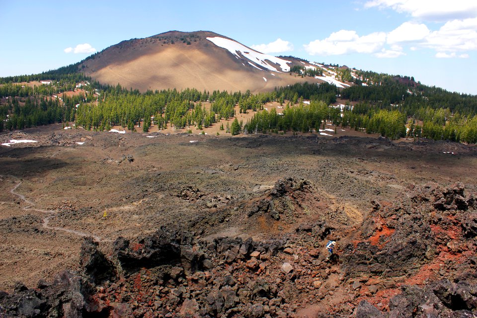 Belknap Crater from Little Belknap, Mount Washington Wilderness on the Willamette National Forest