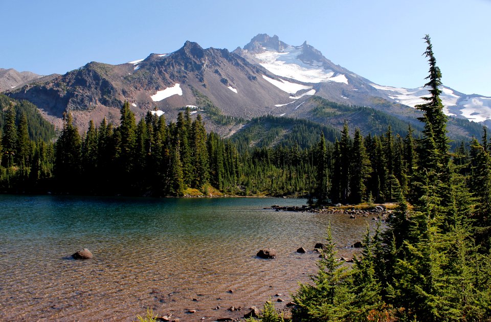 Mount Jefferson from Jefferson Park, Mount Jefferson Wilderness on the Willamette National Forest