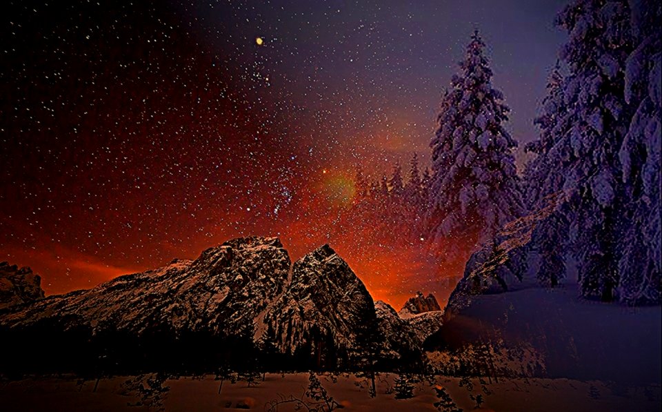 tra le montagne i fiocchi