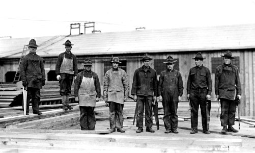 S-56 SPD Soldiers at Sawmill photo