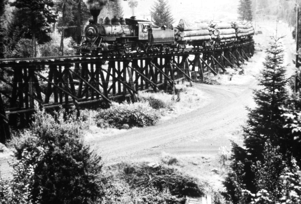 262 earlt day railroad logging
