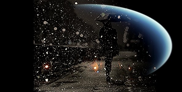 La neve..   dentro  la bolla di Natale