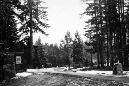 034 Zigzag Ranger Station Mt Hood National Forest entrance, Mt Hood Loop Hwy