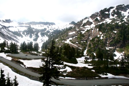 Parking Lot by Mt Baker Ski Area, Mt Baker Snoqualmie National Forest photo