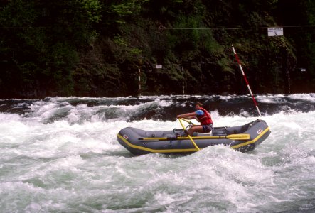Recreation, rafting Clackamas River, Mt Hood National Forest photo