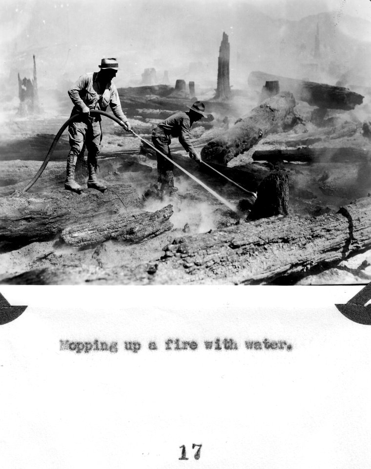 Mopping up a Fire with Water