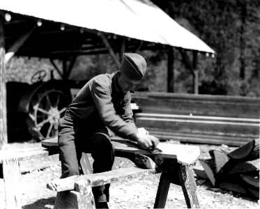 340141 CCC Camp Seats, Naches RS, Snoqualmie NF, WA 1936 photo