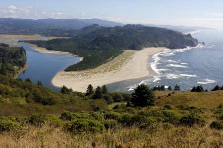 Looking south from Cascade Head on the Siuslaw National Forest