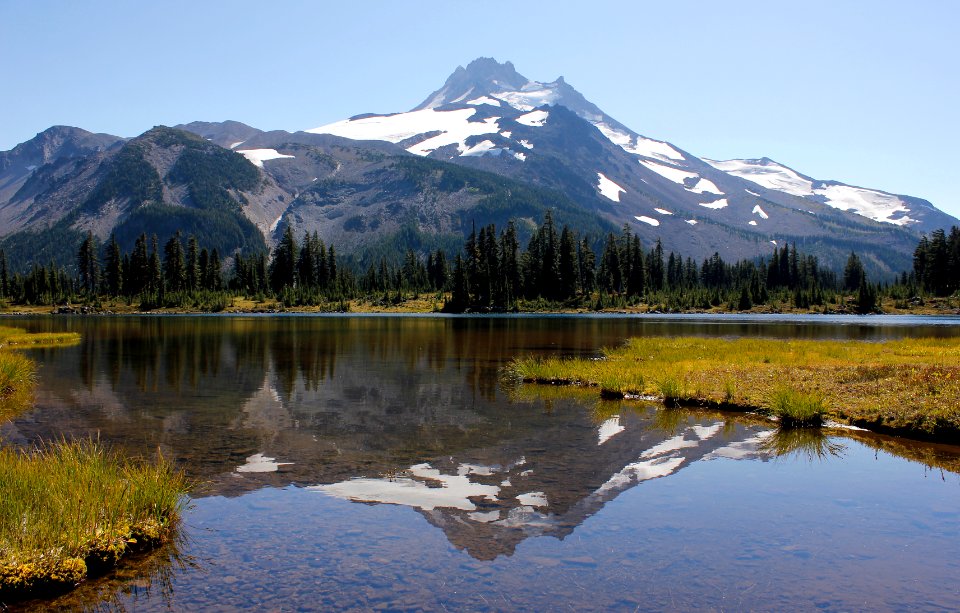 Mount Jefferson from Jefferson Park, Mount Jefferson Wilderness on the Willamette National Forest