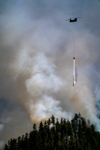 Beachie Creek Fire Smoky Hillside Willamette National Forest photo