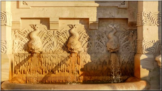 Marseille. Fontaine de La Major. La Joliette.