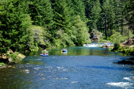 River recreation on the "Wild and Scenic" north Umpqua River