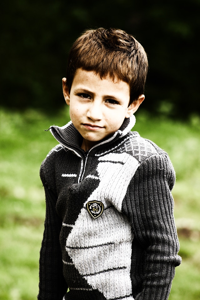 Innocence childhood smiling