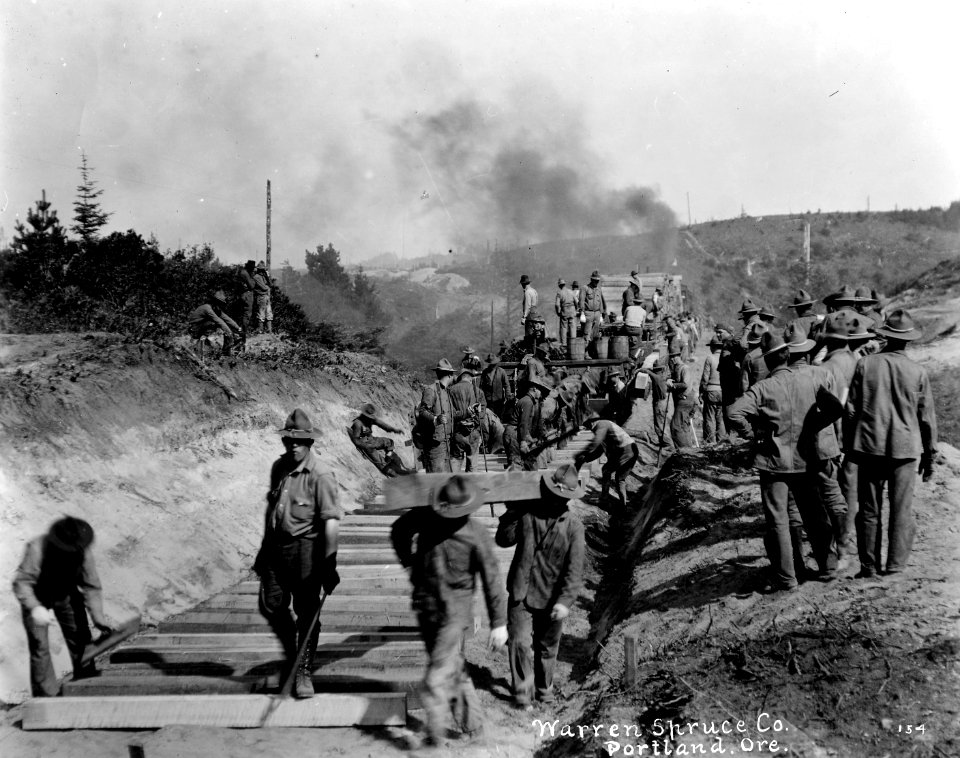 154 Track Laying South Near Beaver Creek