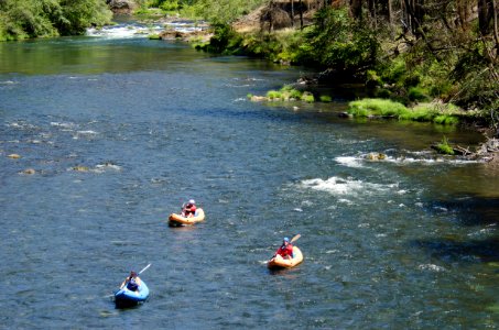 River recreation on the "Wild and Scenic" north Umpqua River