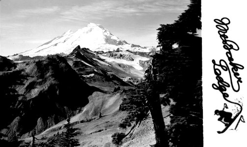 Mt. Baker on Lodge PC, WA photo