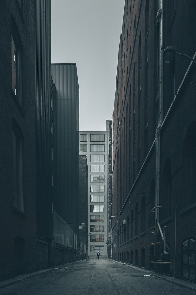 Cityscape urban dark