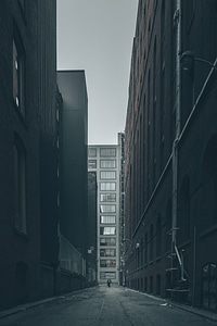 Cityscape urban dark photo