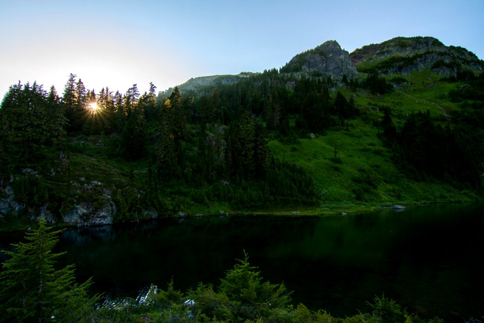 Lake Wiseman along the Elbow Lake Trail, Mt Baker Snoqualmie National Forest