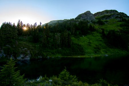 Lake Wiseman along the Elbow Lake Trail, Mt Baker Snoqualmie National Forest photo