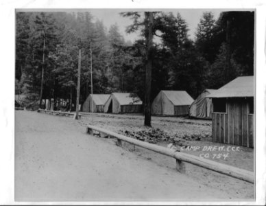 CCC Camp Drew, Umpqua NF c1933