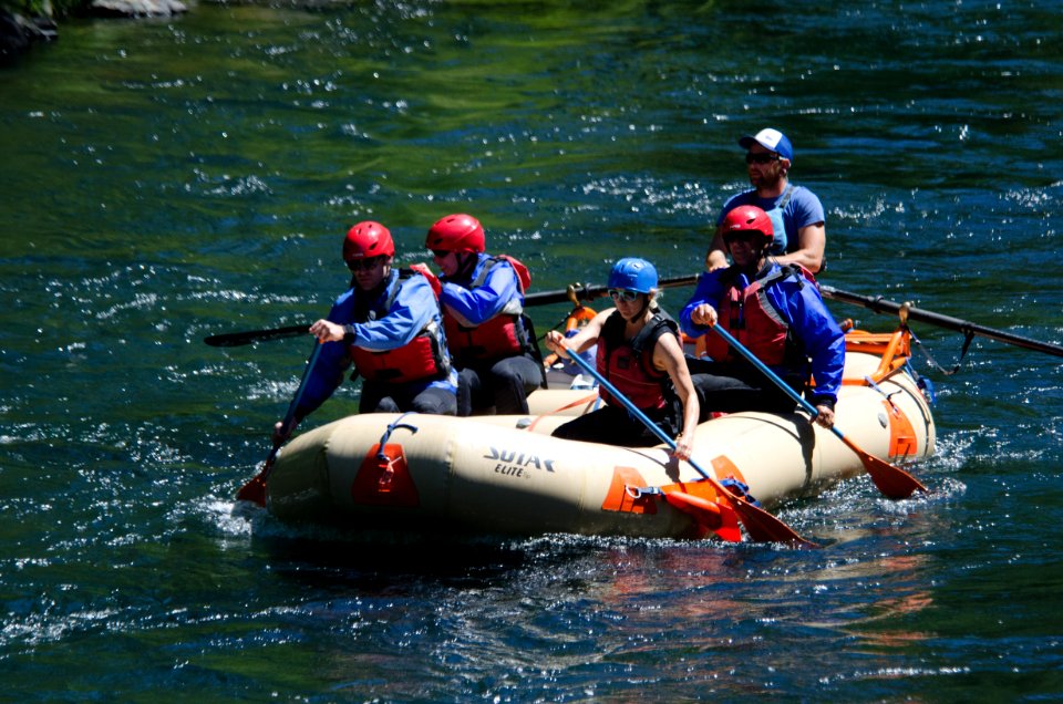 River recreation on the "Wild and Scenic" north Umpqua River