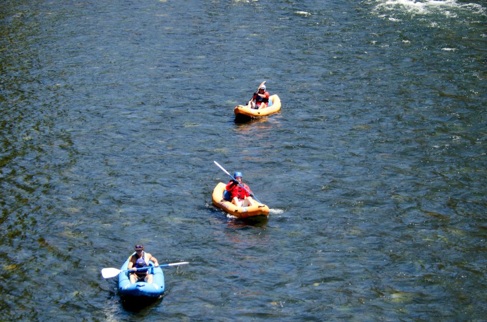 River recreation on the "Wild and Scenic" north Umpqua River
