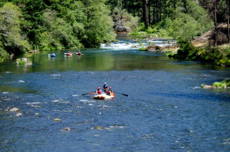 River recreation on the "Wild and Scenic" north Umpqua River