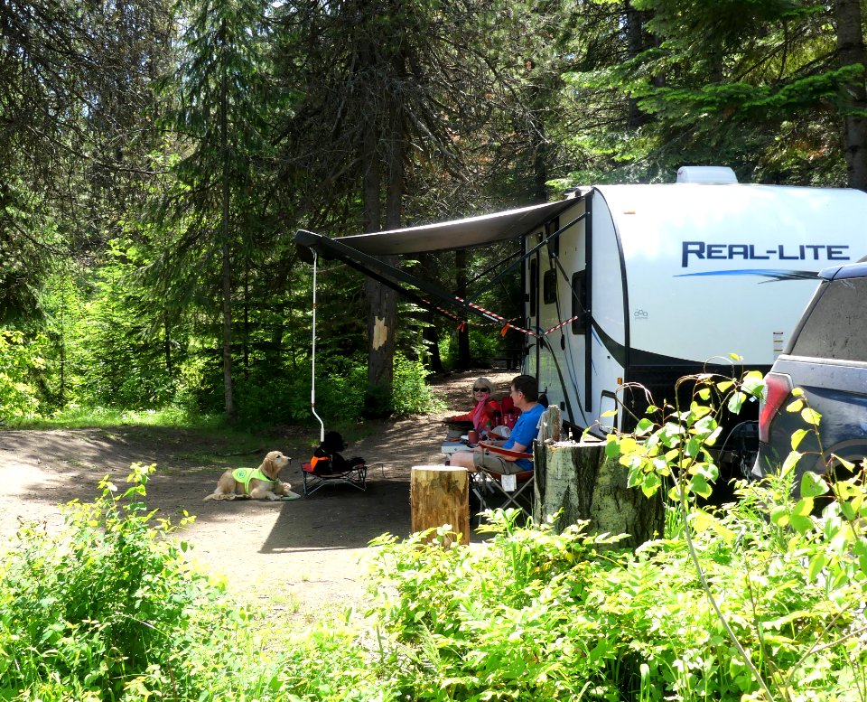 Big Meadow Lake Campground campers June 2020 by Sharleen Puckett