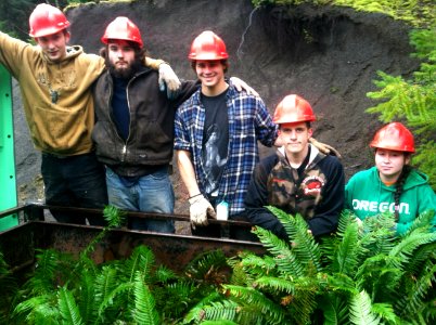 DYS Crew Preparing to Work, Willamette National Forest